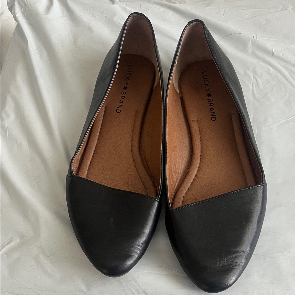 Lucky Brand Women's Classic Black Loafers